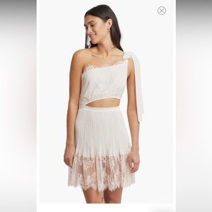 Rya Anniversary Lace Cutout One Shoulder Chemise Size XS